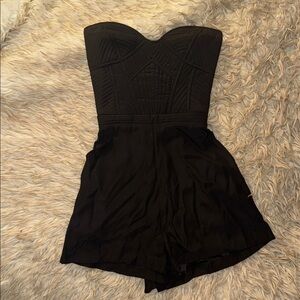 Parker detailed tube top romper